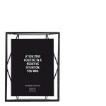 Fotolijst zwart 13 x 18 cm